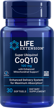 Premium Ubiquinol CoQ10 100mg Supplement for Heart Health & Energy Support - Supports Cardiovascular Function & Cellular Energy Production