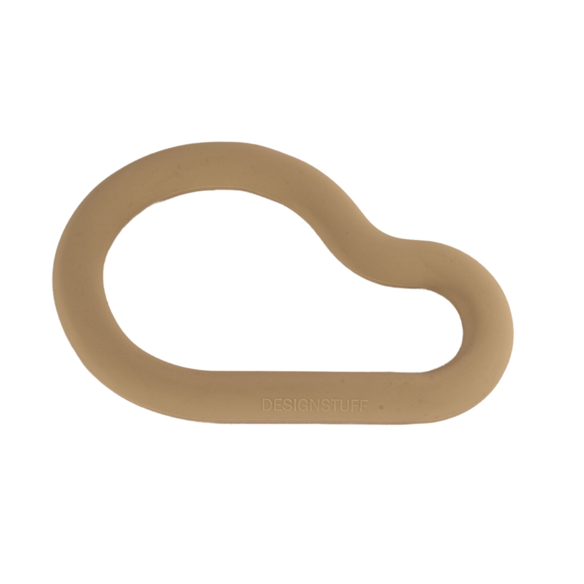 DESIGNSTUFF Curve Silicone Trivet - Heat Resistant Hot Pad for Pots & Pans, Non-Slip Kitchen Counter Protector, Sand Color - Perfect for Dining Tables, Kitchen Countertops & Outdoor BBQ Use