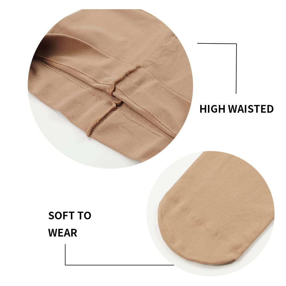Stelle Girls' Ultra Soft Pro Dance Tights - Ballet Footed Tights for Toddler, Little Kid & Big Kid | Perfect for Ballet Class, Dance Practice & Performance
