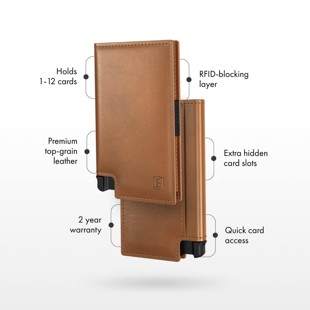 Ekster Smart Wallet for Men - RFID Blocking Slim Minimalist Front Pocket Wallet with Money Clip | Perfect for Travel, Business & Everyday Carry