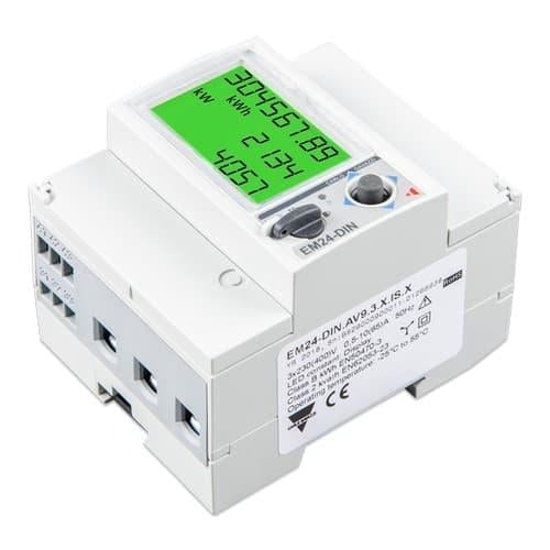 Victron Energy EM24 3-Phase Energy Meter - 65A/Phase, Ethernet Monitoring | Ideal for Solar Systems, EV Charging & Industrial Power Management