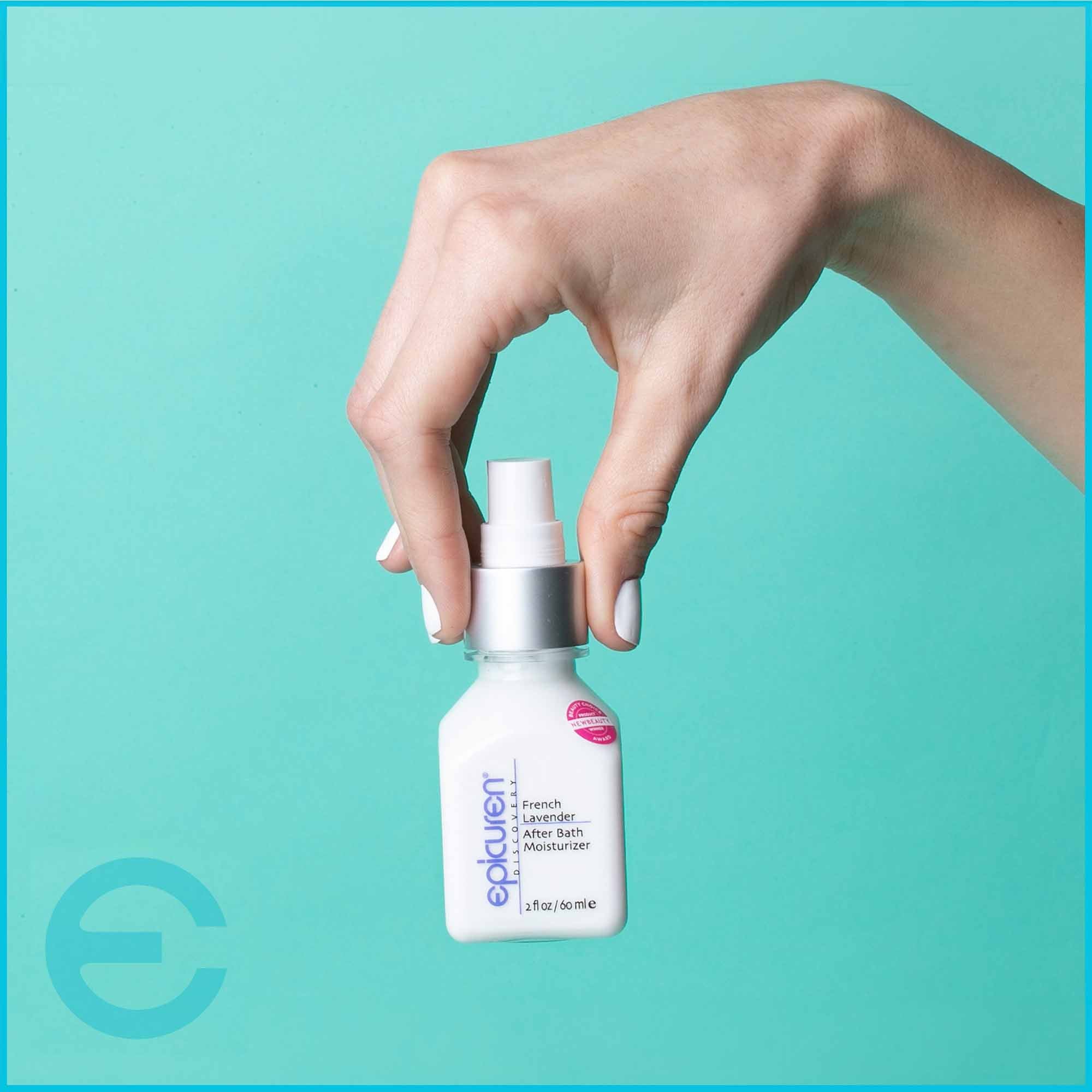 Epicuren French Lavender After Bath Body Oil - Moisturizing & Relaxing Aromatherapy for Dry Skin - Perfect for Post-Shower Hydration & Spa Night Self-Care