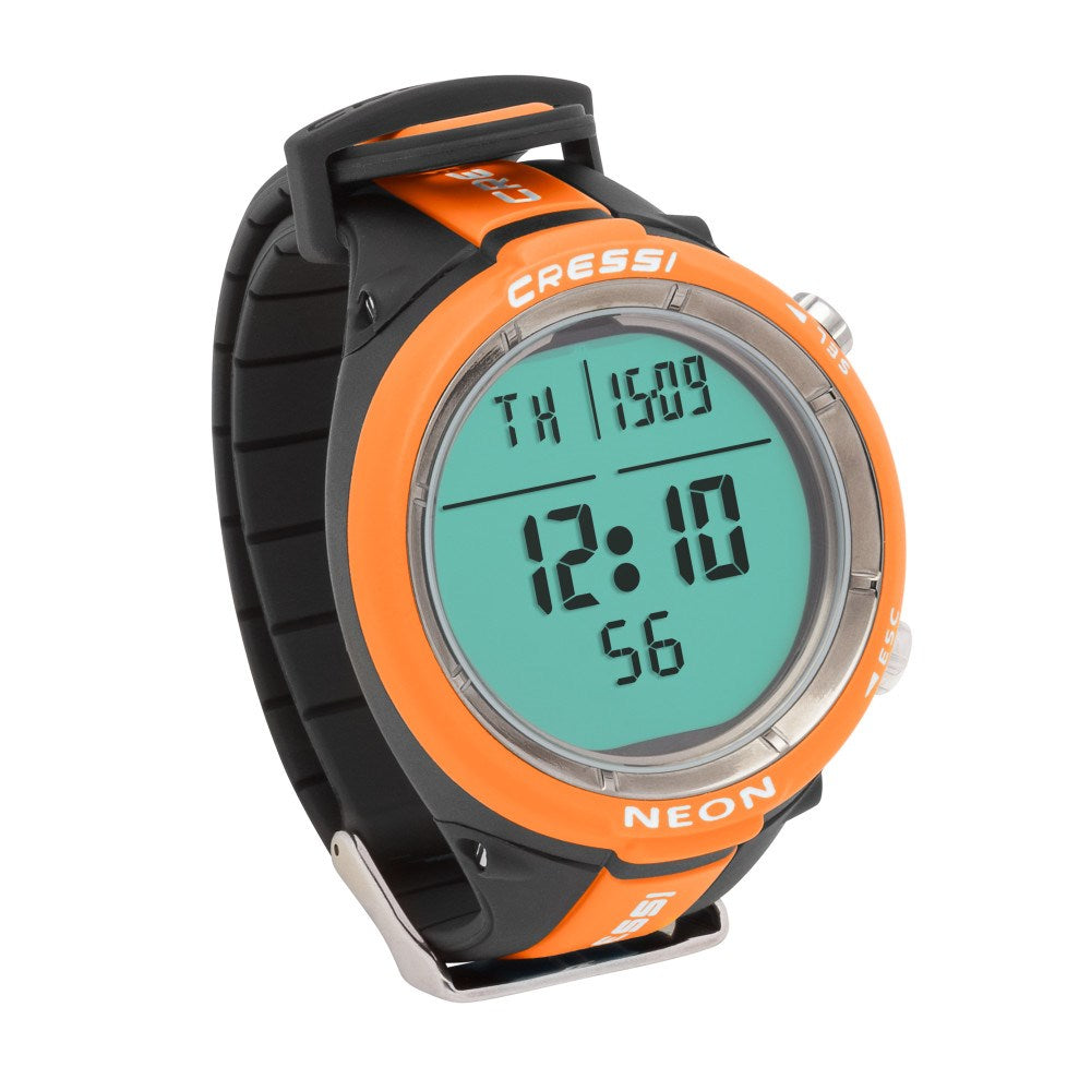 Cressi Neon Wrist Dive Computer - Professional Scuba Diving Watch with Depth Gauge & Temperature Sensor | Perfect for Underwater Exploration, Spearfishing & Free Diving Adventures