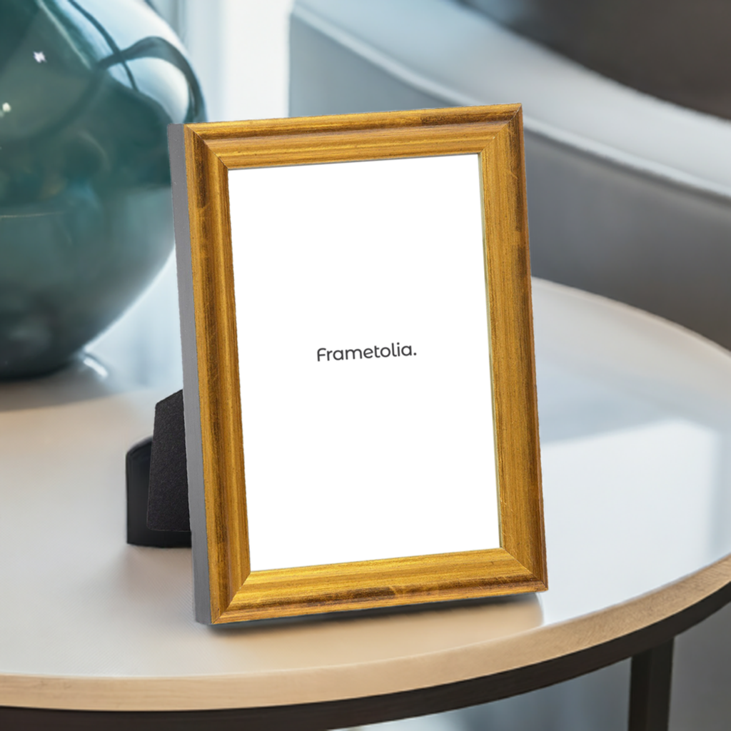 Elegant Gold Narrow Width Ravello Table Top Frame - Perfect for Wedding Centerpieces, Dining Table Decor, and Home Accents