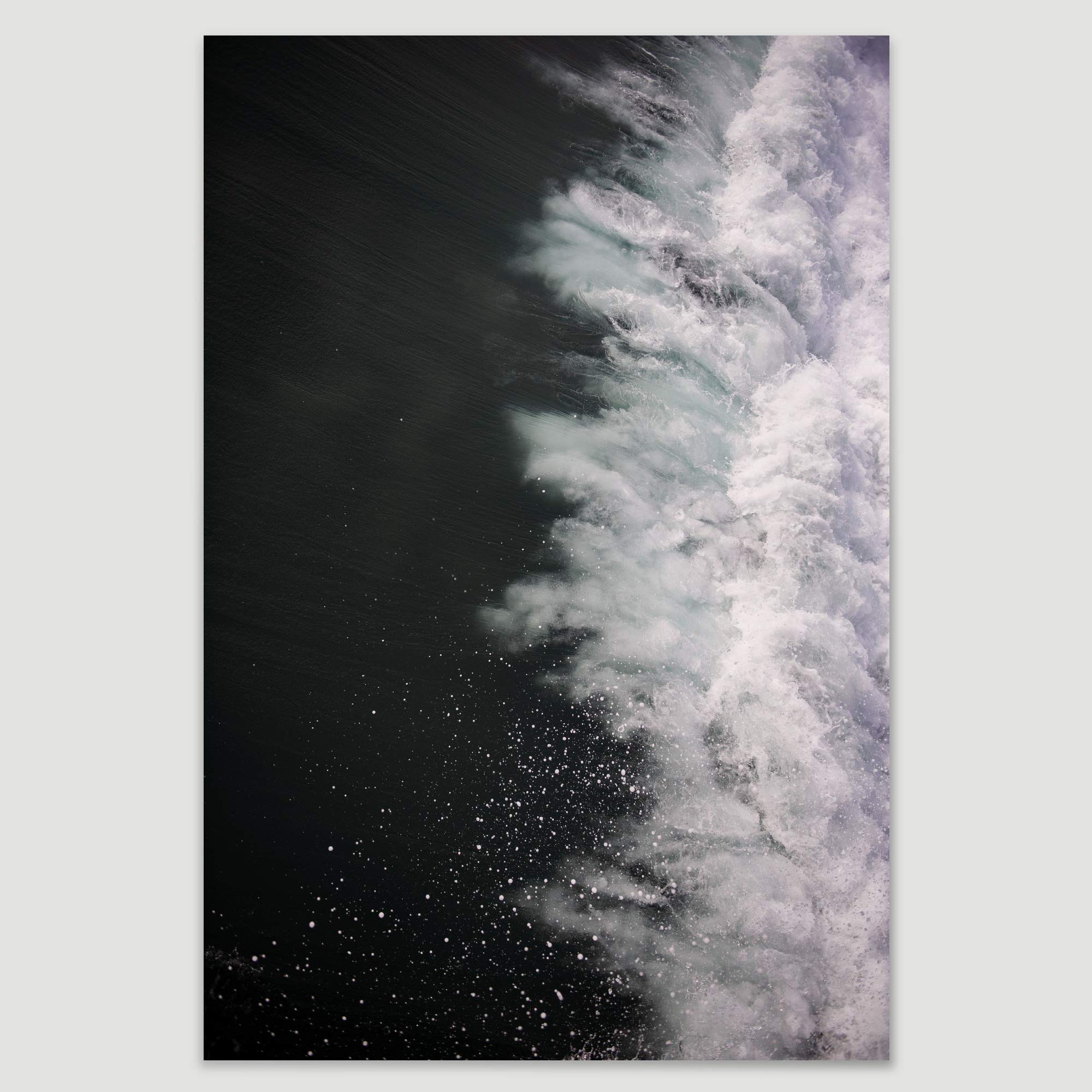 Coastal Beach Wave Canvas Wall Art - Blue Ocean Photography for Relaxation & Calm - 32x48 Inches - Perfect for Living Room, Bedroom & Beach House Decor