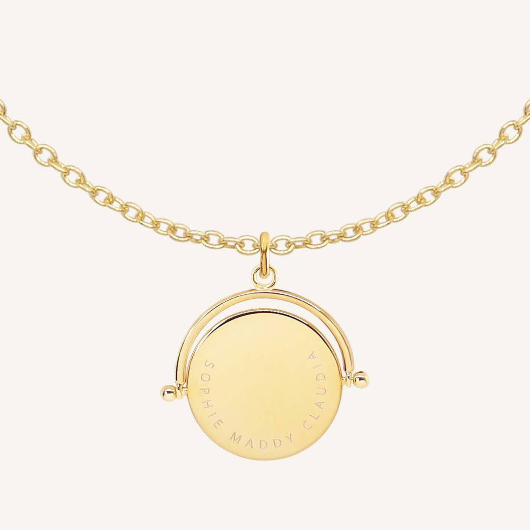 Handmade Etch Pendant Necklace - Unique Personalized Jewelry Gift for Women - Perfect for Anniversary, Birthday & Valentine's Day