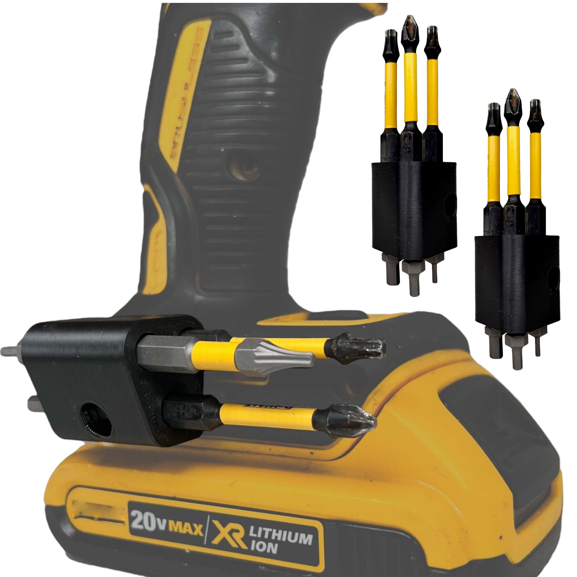 DeWalt Magnetic Drill Bit Holder - Compatible with Cordless Tools & Impact Drivers | Replacement Accessory for Secure Bit Storage | Perfect for DIY Projects & Professional Worksites