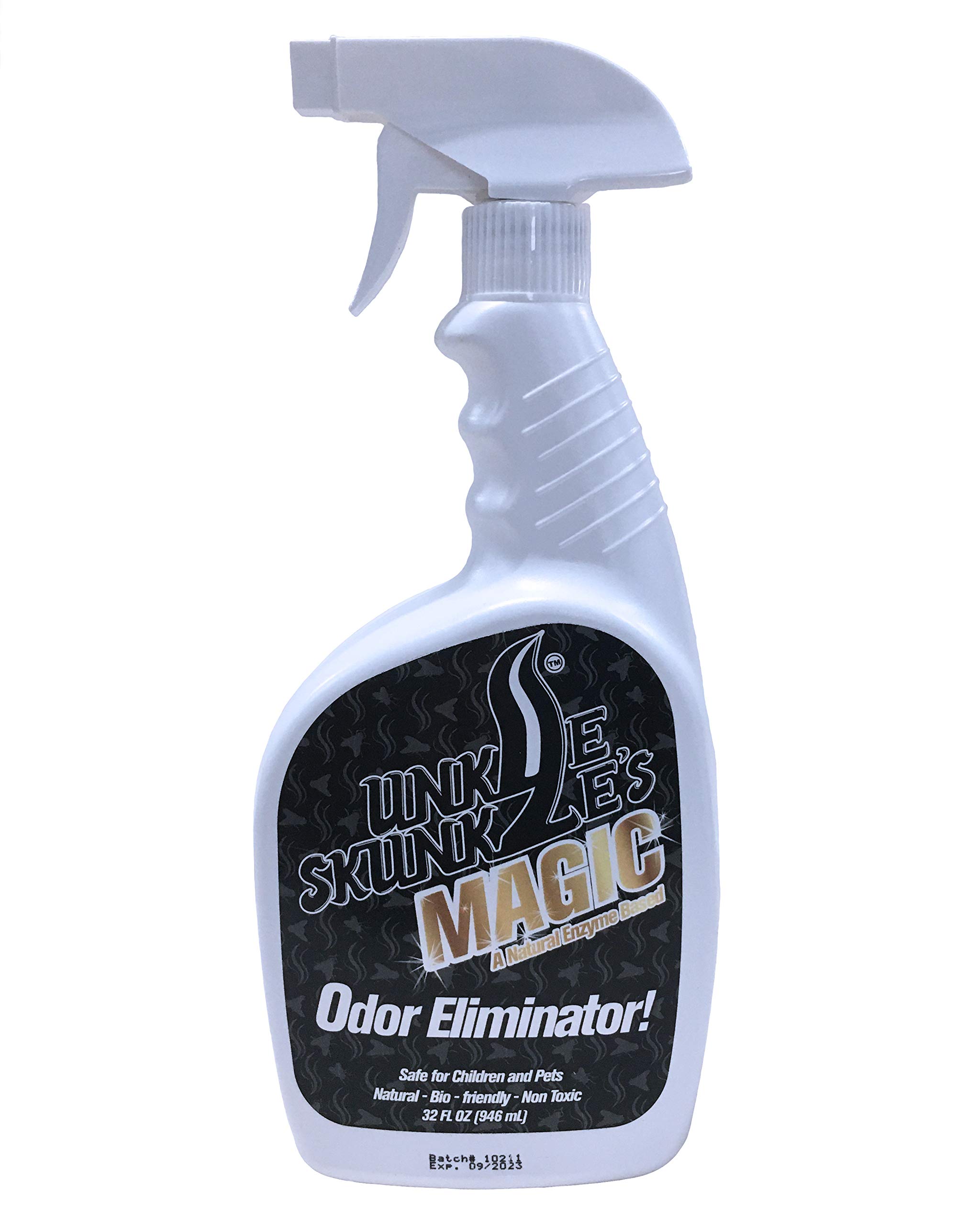 Unkle Skunkle's Odor Eliminator Spray - 32oz Natural Pet & Household Deodorizer - Eliminates Smoke, Pet, Cooking & Trash Odors - Safe for Carpets, Furniture & Laundry - Perfect for Homes, Cars & Offices