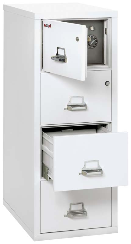 FireKing 4-Drawer Legal Size Fireproof File Cabinet - 2131 CSF Model - Secure Document Storage for Home & Office Use