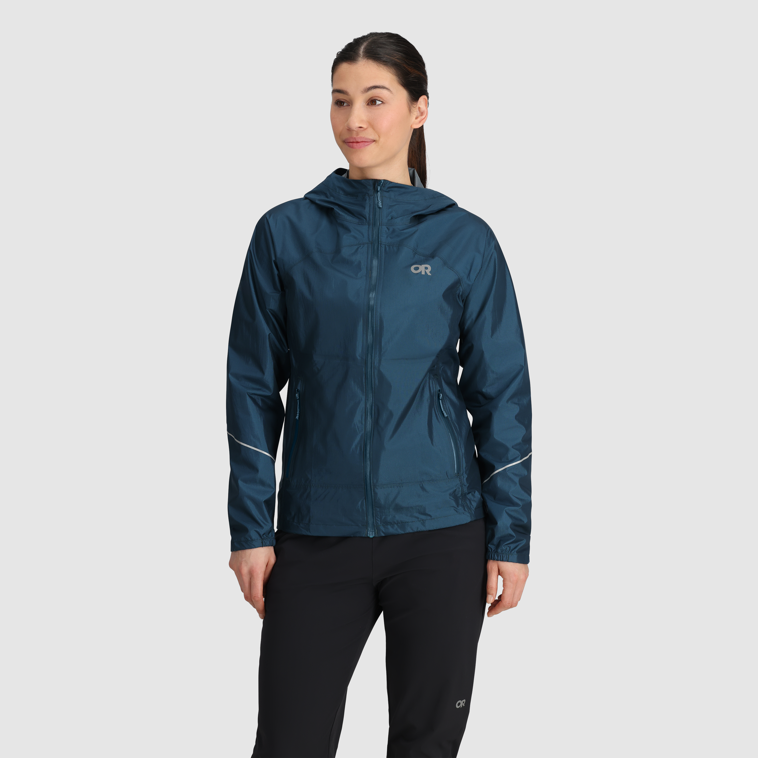 Ultralight Women's Helium Rain Jacket - Waterproof & Breathable Outdoor Shell for Hiking, Camping & Travel