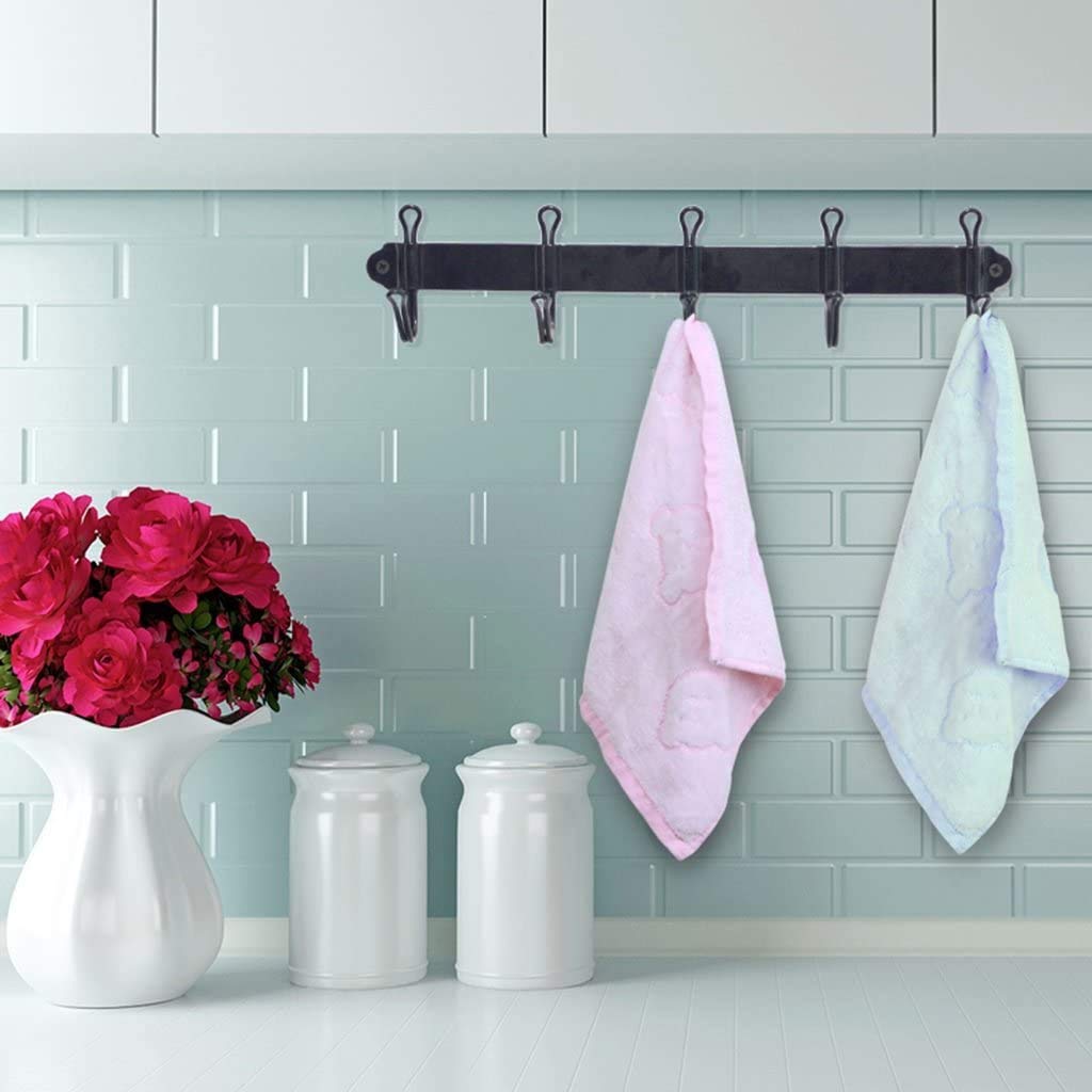 Stainless Steel Wall Mounted Coat Rack with 5 Hooks - Heavy Duty Metal Entryway Organizer for Coats, Hats, Towels & Robes - Perfect for Hallway, Bedroom & Bathroom Storage