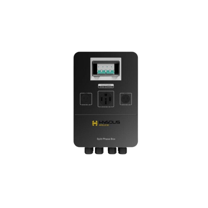 Hysolis AC Split Phase Box - 240V Power Distribution for Solar & Off-Grid Systems | Ideal for RVs, Tiny Homes & Emergency Backup Power
