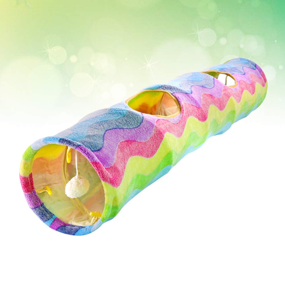 Interactive Cat Tunnel Toys for Indoor Play - Durable Pet Tube Toys with Rattle Sounds, Perfect for Exercise & Hide-and-Seek Games