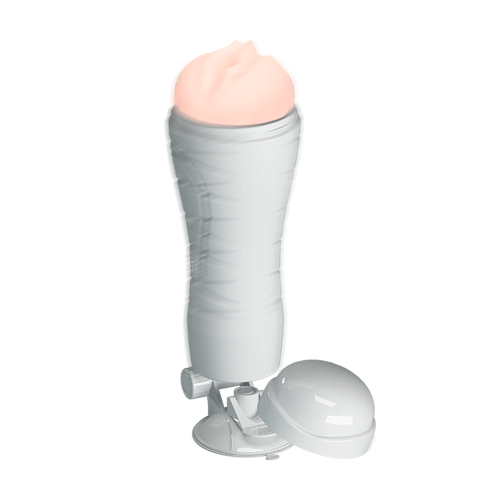 Crazy Bull Flora Vibrating Vagina Masturbator for Men - Adjustable Stand & Powerful Stimulation - Perfect for Solo Play, Couples Fun & Discreet Adult Pleasure