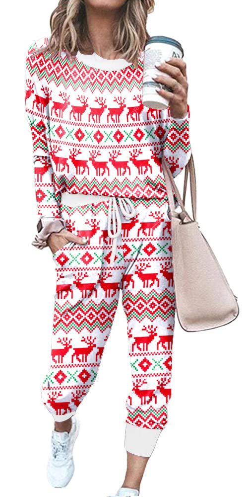 ETCYY Women's Lounge Sets - Soft Sweatsuits Two Piece Outfit with Long Sleeve & Pants for Workout, Yoga, Athletic Wear & Casual Comfort (Perfect for Home, Gym & Travel)