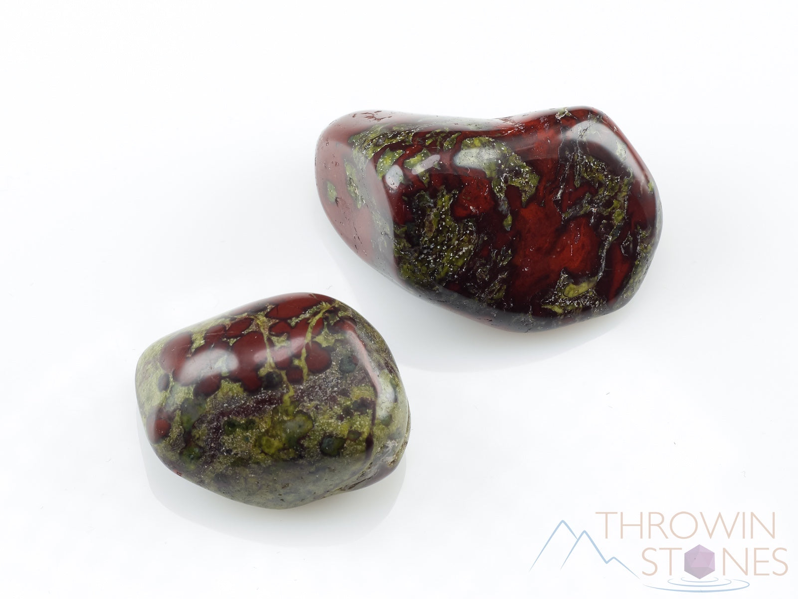 Dragons Blood Jasper Tumbled Stones - Natural Healing Crystals for Self Care, Meditation & Energy Work | Polished Gemstones for Chakra Balancing, Home Decor & Spiritual Gifts
