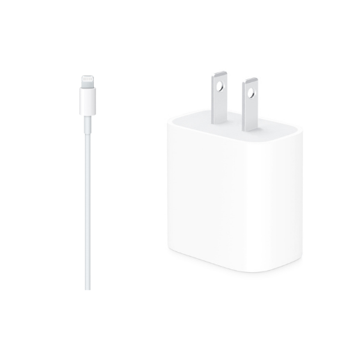 Fast Charger Bundle for iPhone & iPad - USB-C to Lightning Cable (1M) + Power Adapter | Quick Charge for Home, Office & Travel
