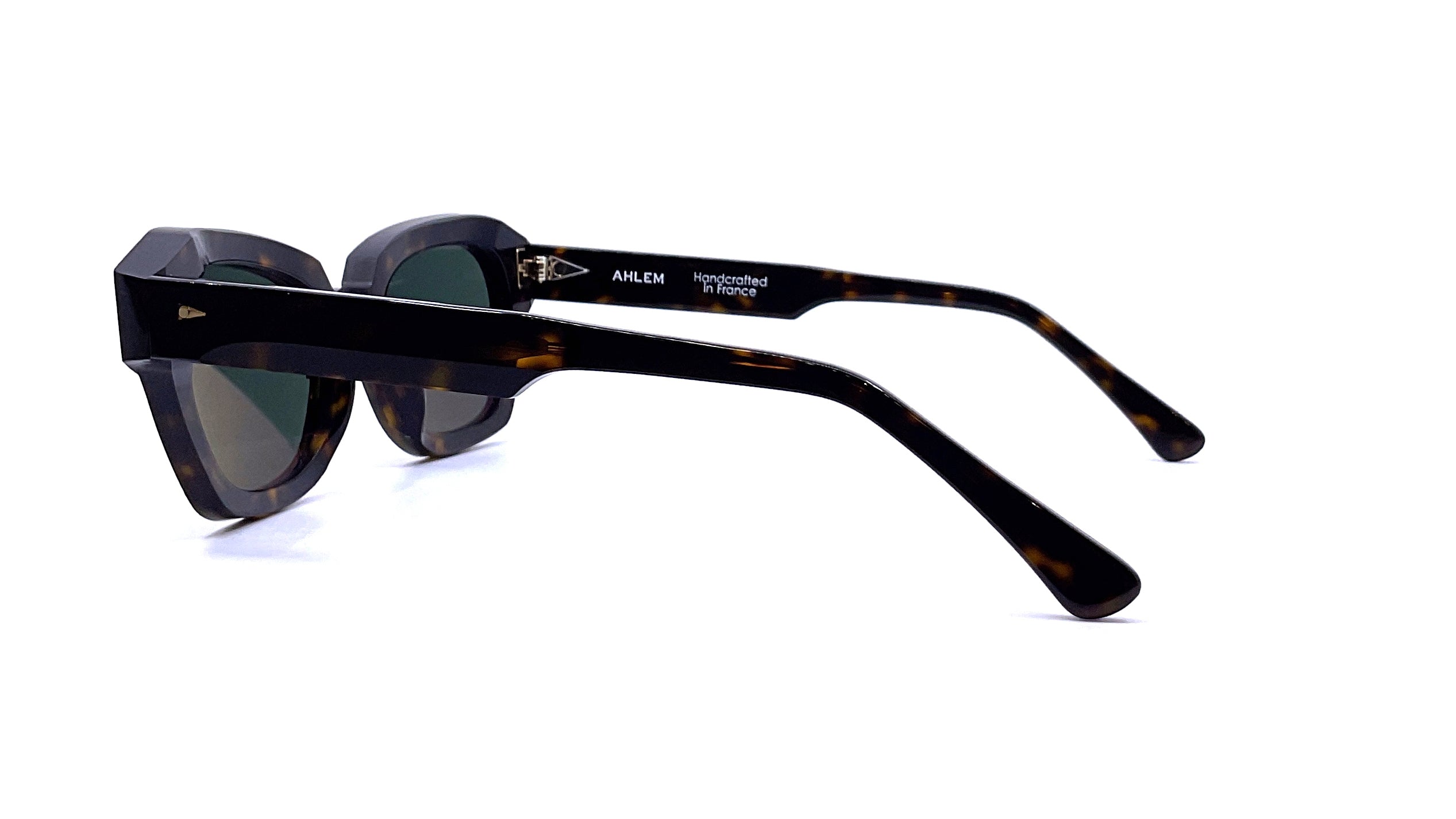 Ahlem Les Halles Sunglasses - Dark Tortoise Frame with UV Protection - Perfect for Outdoor Activities, Travel, and Fashion Accessories