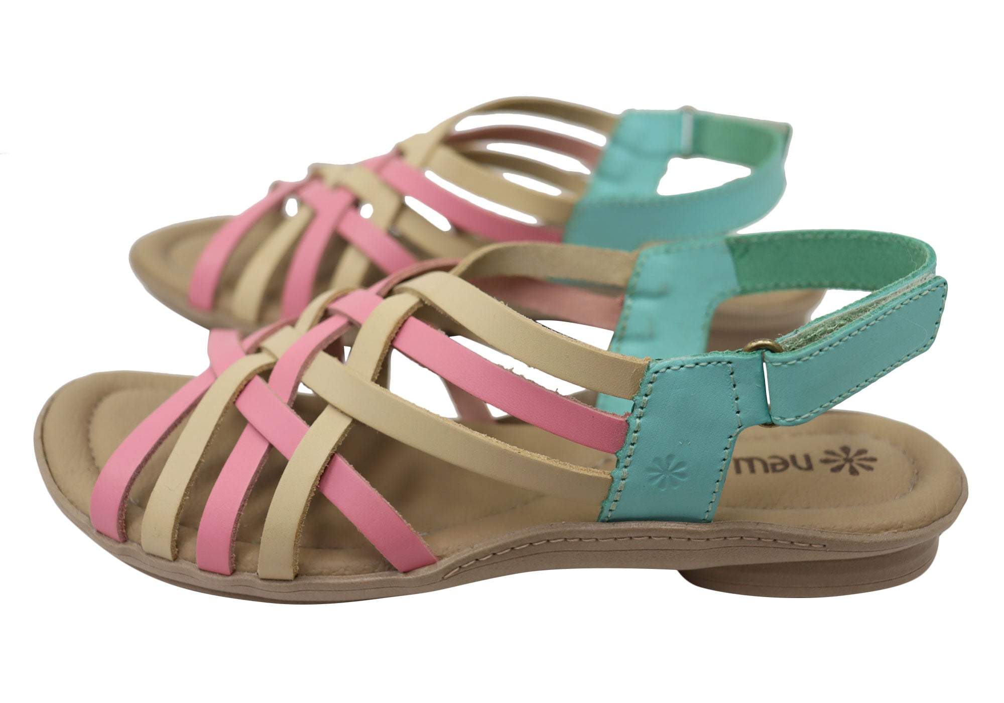 Jessica Women's Comfortable Leather Sandals - Handmade in Brazil - Stylish & Supportive for Walking, Travel & Summer Outfits