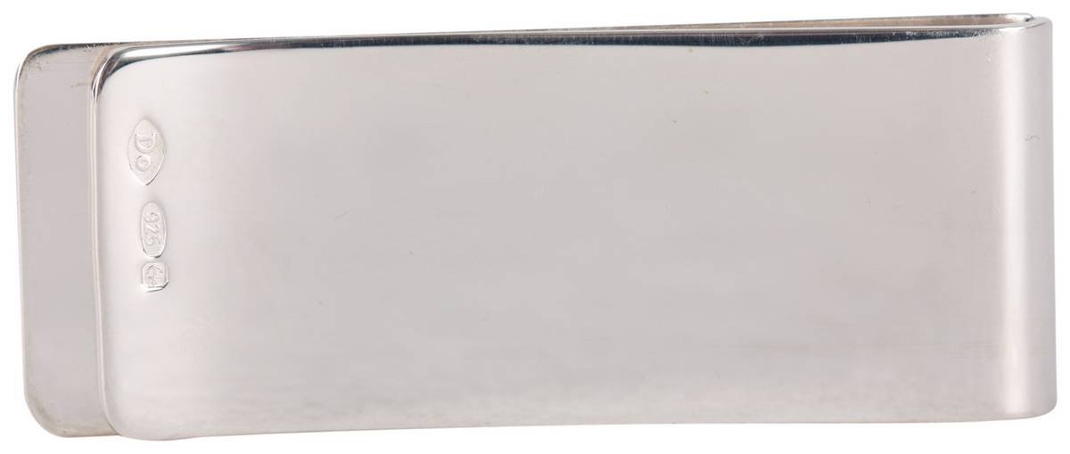 Men's Sterling Silver Money Clip - Slim & Secure Cash Holder for Wallets, Bills & Cards - Perfect for Gifts, Travel & Everyday Use