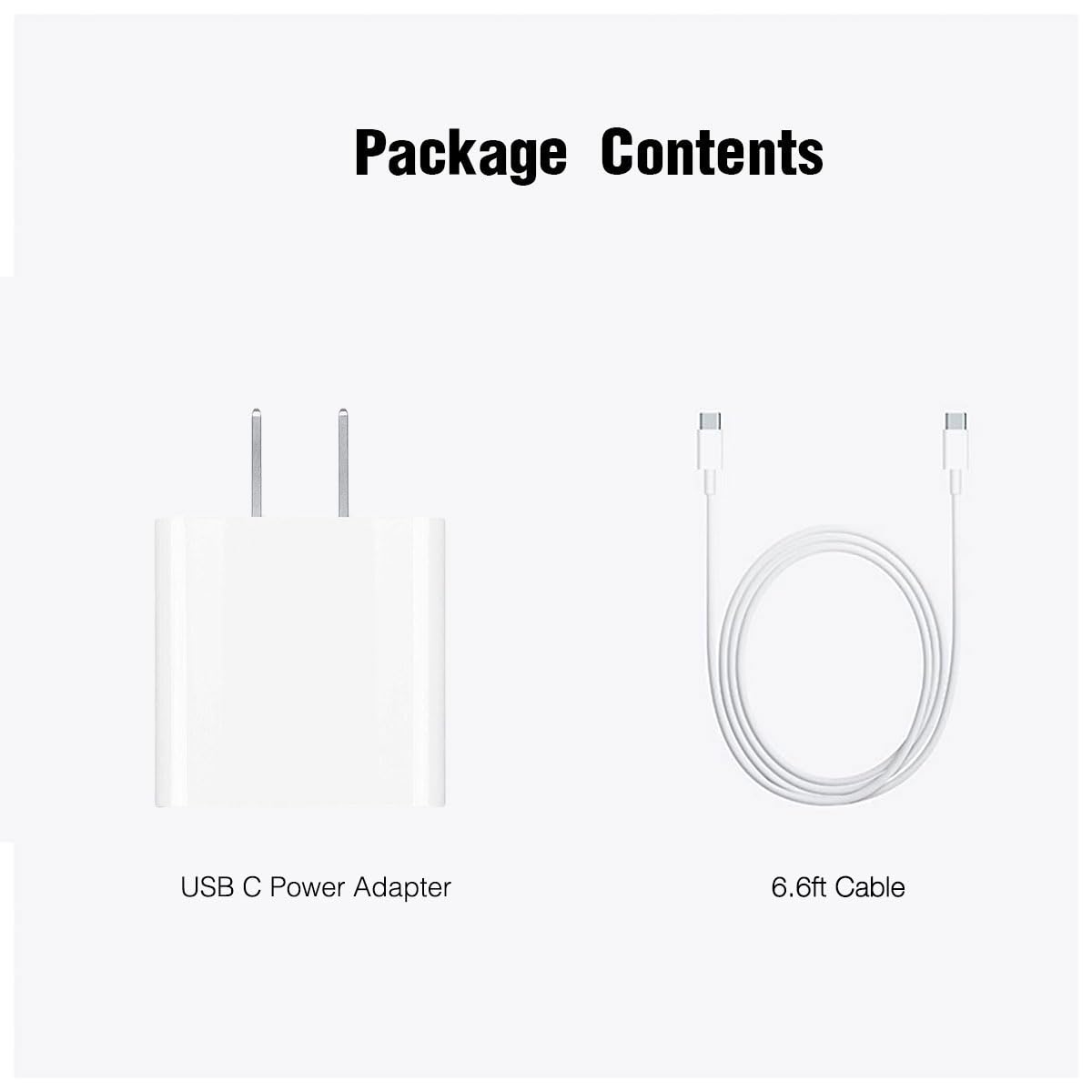 6ft USB C to USB C Fast Charging Cable - 20W PD Compatible with iPhone 16/16E/15 Series, AirPods 4/Pro 2/Max 2 | Durable Woven Nylon Cord for Home, Office & Travel Charging