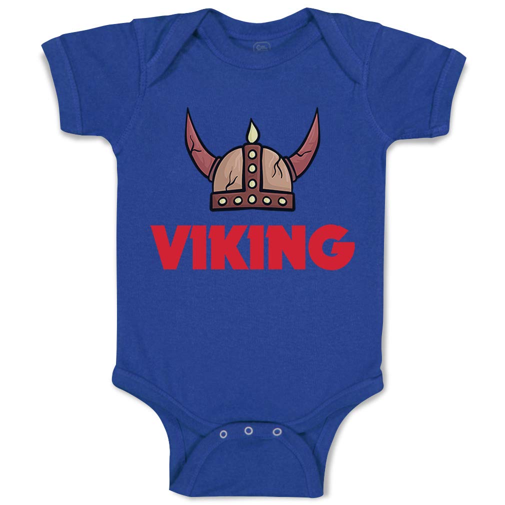 Custom Viking Valhalla Baby Bodysuit - 100% Cotton Funny Infant Onesie for Boys & Girls - Perfect for Norse Theme Parties, Halloween Costumes & Viking Lover Gifts