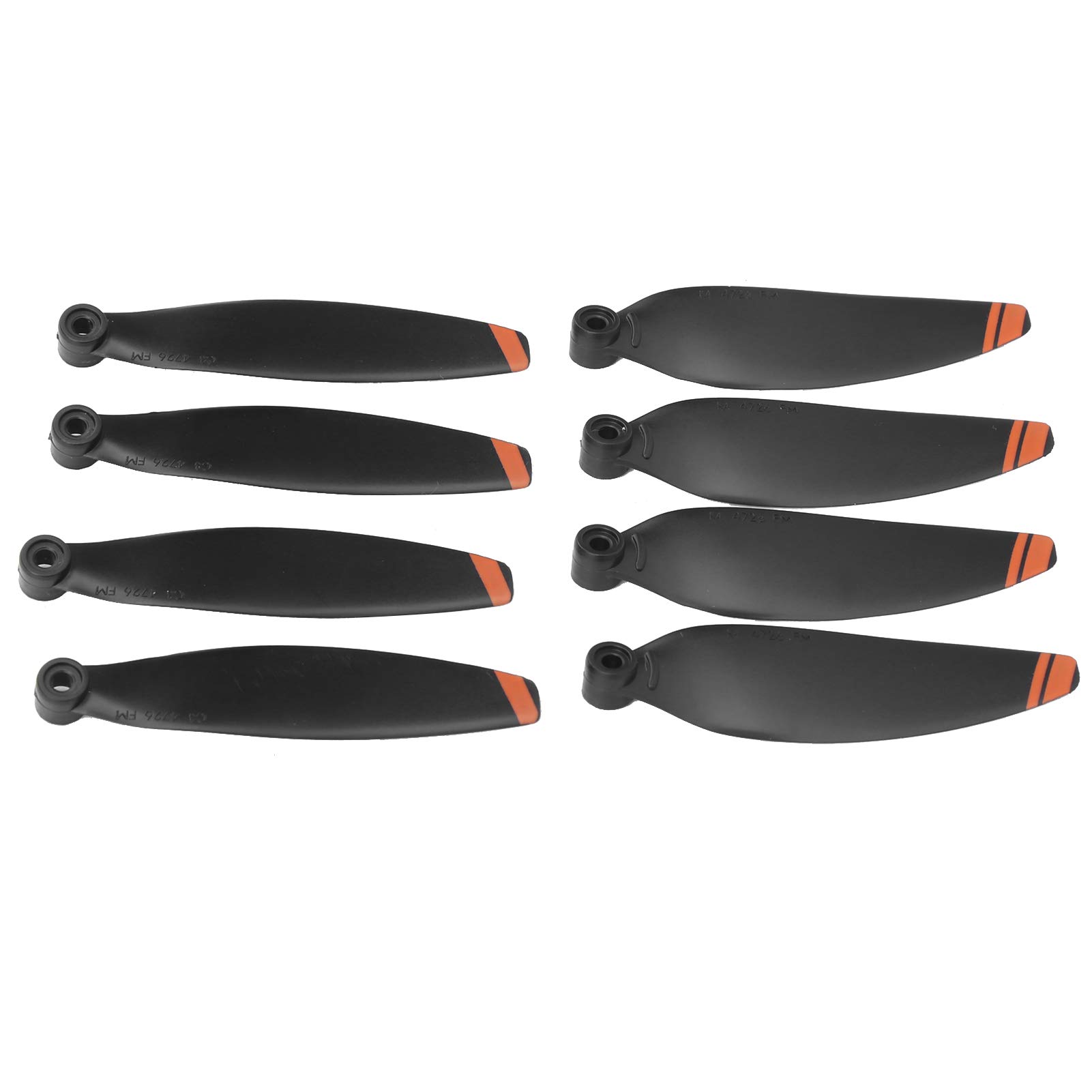 **Drfeify Drone Propellers, 2 Pairs Replacement Blades for DJI Mavic Mini 2 (Orange Edge) – Durable & Quiet Flight Accessories for Aerial Photography & Outdoor Adventures**