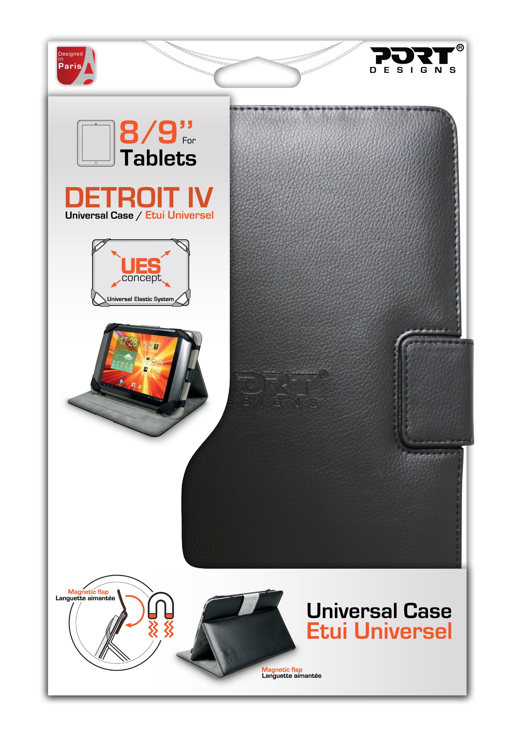 Premium Tablet Cover & Holder for 8-9 Inch Devices - Universal Fit for iPad, Samsung, Fire HD - Perfect for Home, Office & Travel Use