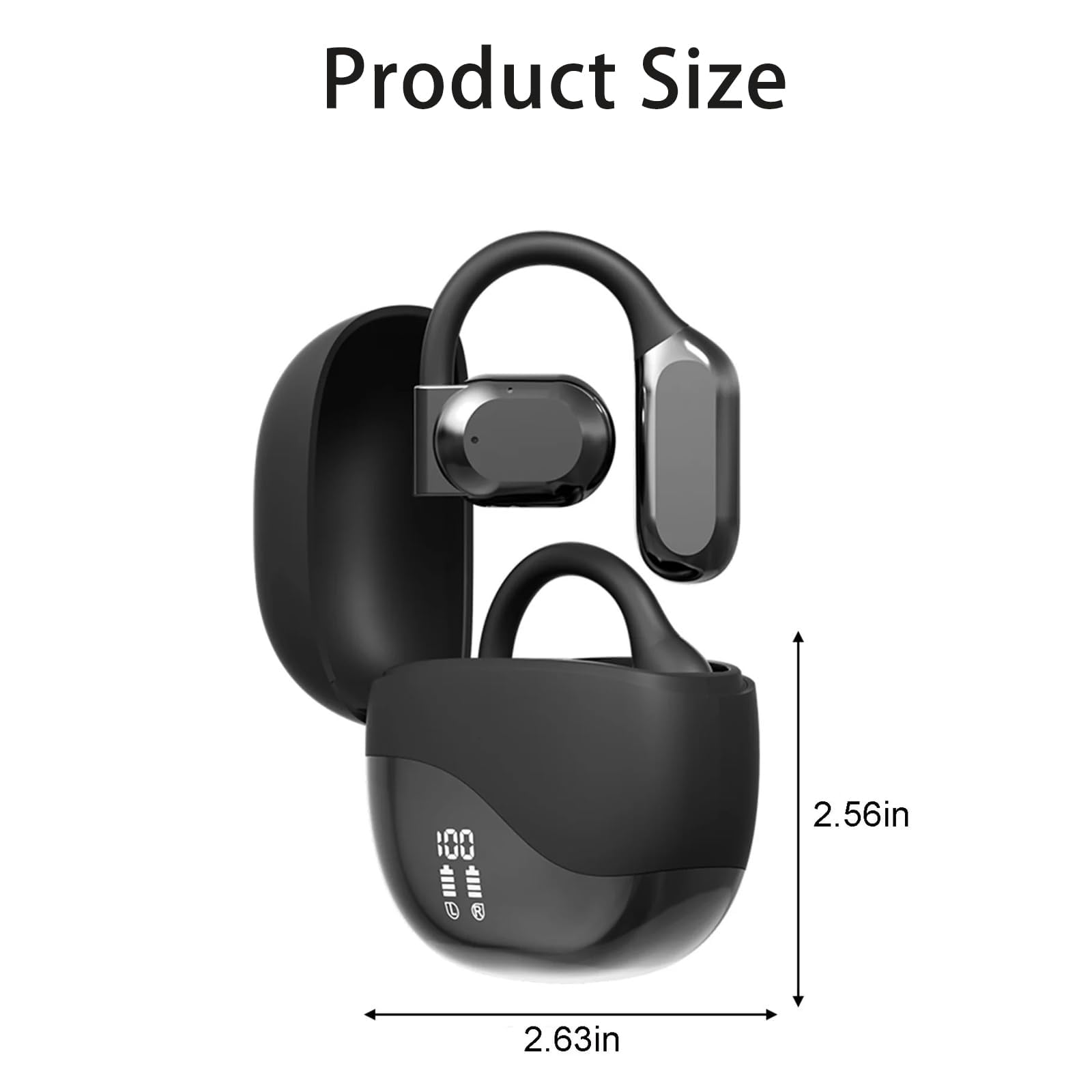 AI Translating Earbuds - Wireless Bluetooth Translator Earbuds with Real-Time 144 Language Translation for Android & iOS | Open Ear Design for Travel, Business & Multilingual Conversations (Beige)