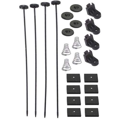 34 Row Black Aluminum 10AN Hose End Fittings - Heavy Duty Towing & Auto Engine Transmission Oil Cooler Kit with 12V Electric Cooling Fan | Perfect for Performance Vehicles, Off-Road Trucks & Racing Applications