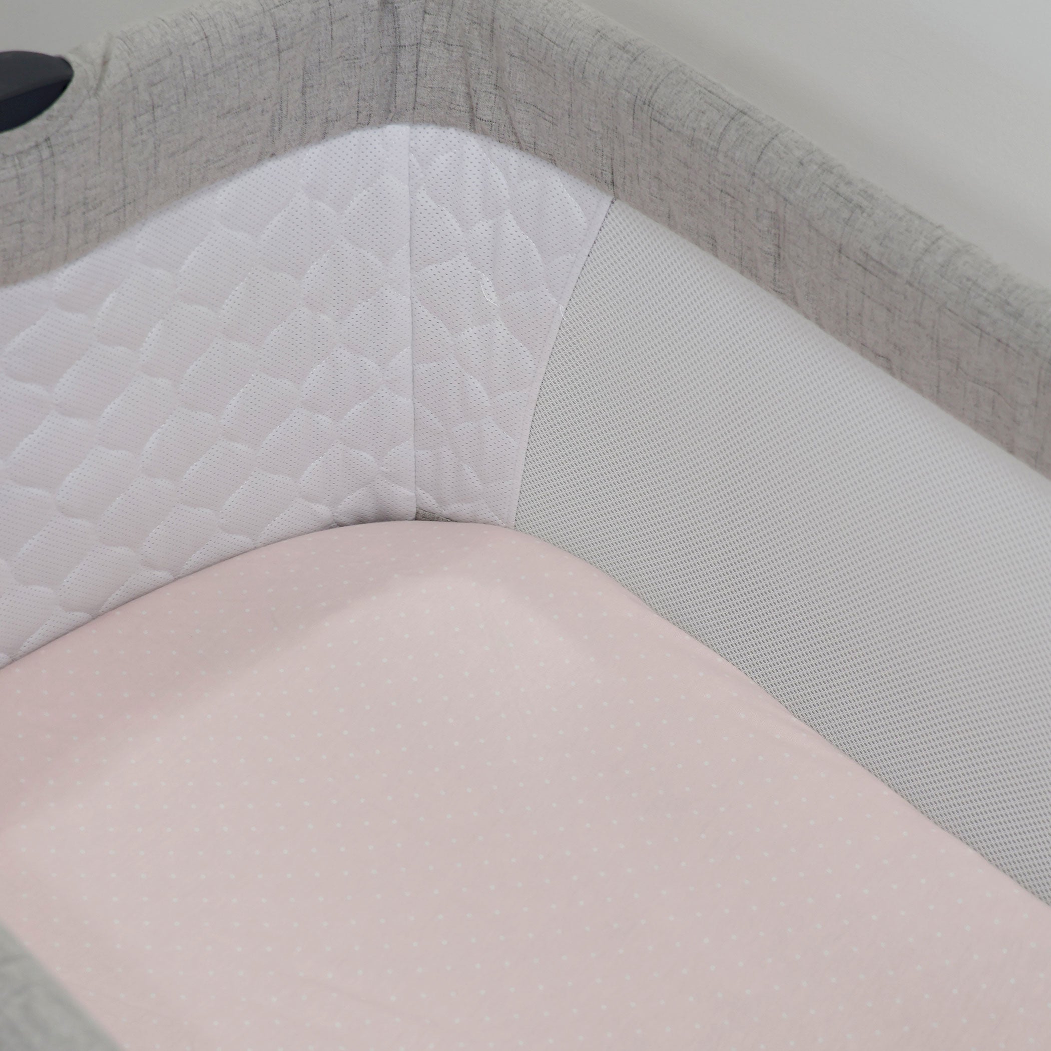 2-Pack Jersey Cotton Co-Sleeper & Bedside Sleeper Fitted Sheets - Soft Pink & Lilac for Baby Bassinet - Perfect for Nursery, Daycare & Travel Use