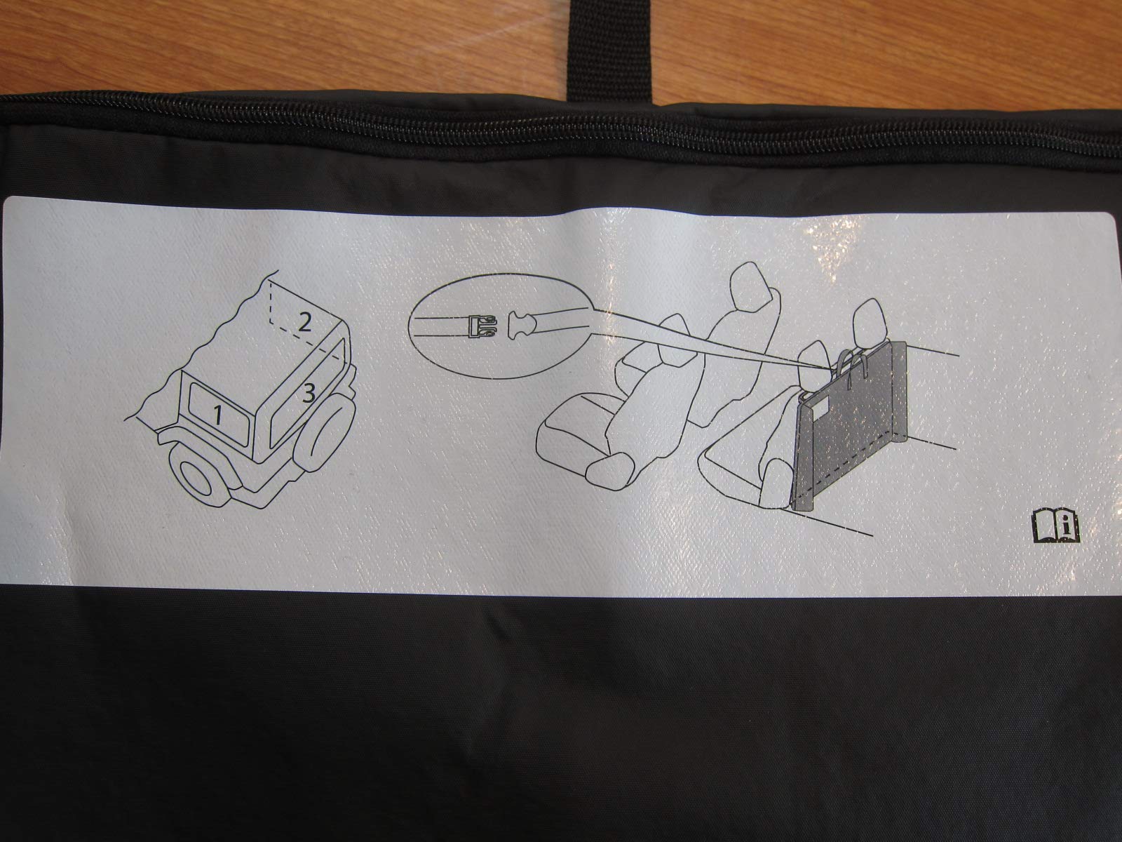 **Mopar 2019-2020 Jeep Wrangler JL Soft Top Window Storage Bag - OEM Replacement for Jeep Accessories - Perfect for Off-Road & Adventure Trips**