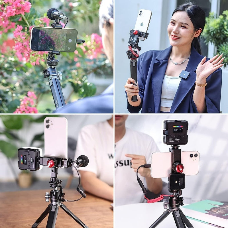 Universal Smartphone Metal Tripod Adapter Mount - Compatible with iPhone, Samsung & Android Phones - Perfect for Vlogging, Photography & Live Streaming