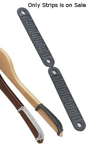 Non-Slip Black Rubber Hanger Strips - Pack of 200 | Prevent Clothes from Slipping Off Hangers | Perfect for Closet Organization & Retail Display
