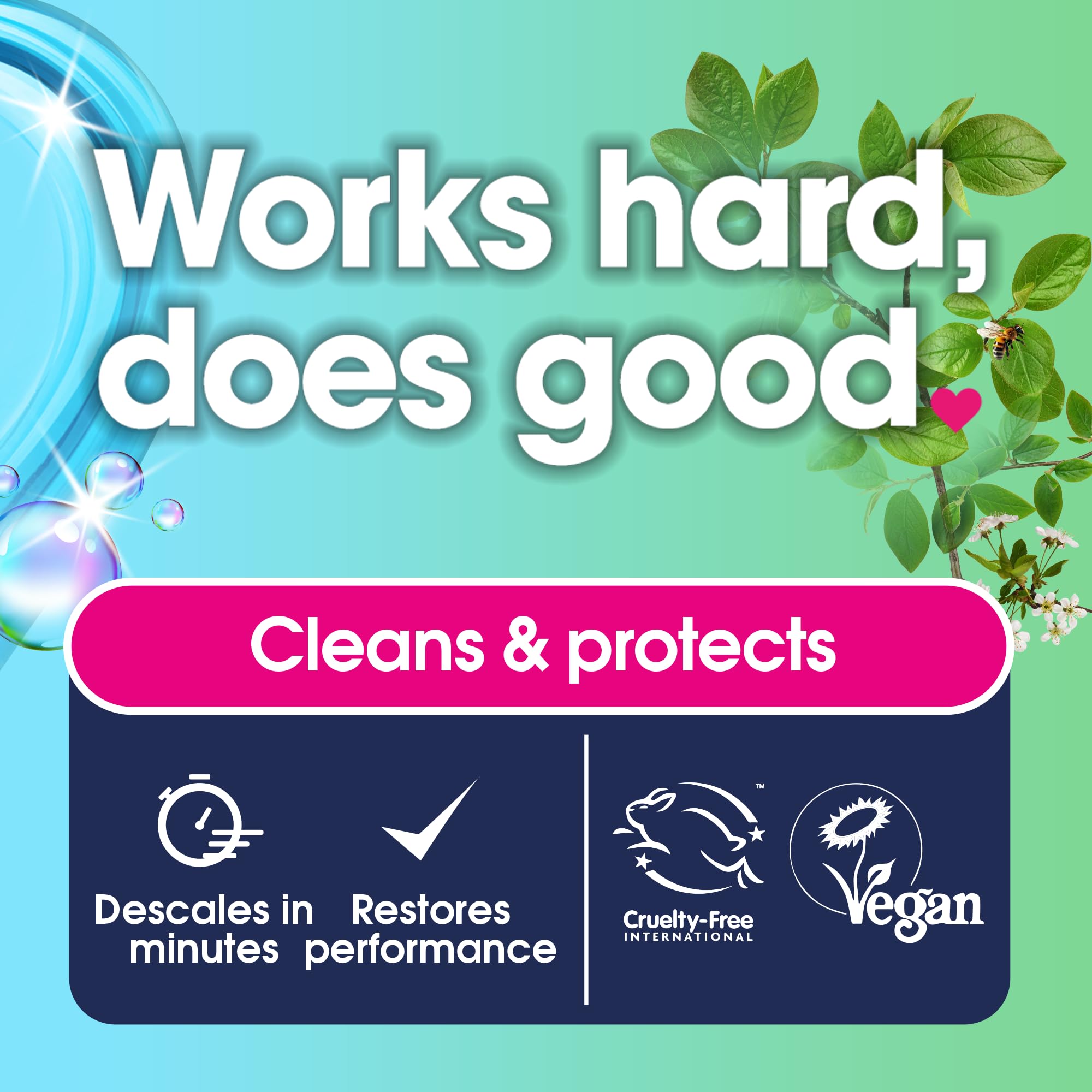 Kettle & Iron Descaler (3x20g) - Effective Limescale Remover for Coffee Makers, Teapots & Household Appliances | Fast Cleaning Solution for Kitchen & Home