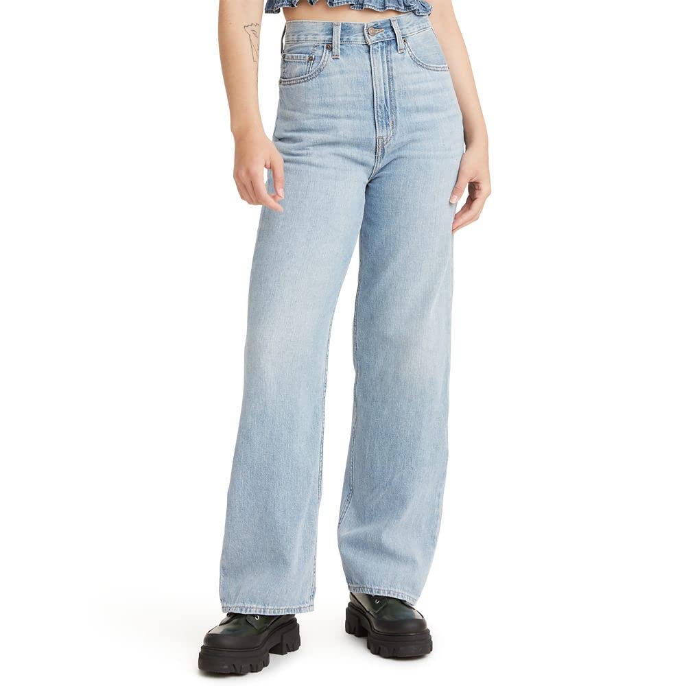 Levi's Women's Premium High Loose Fit Jeans - Comfortable Stretch Denim Pants for Casual Wear & Everyday Outfits