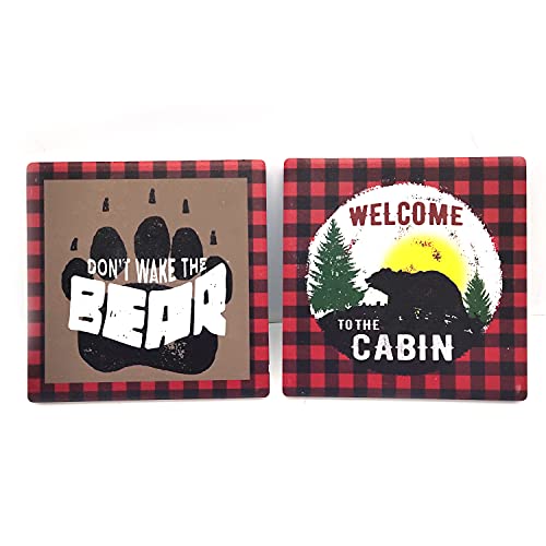 Black Bear Buffalo Coasters