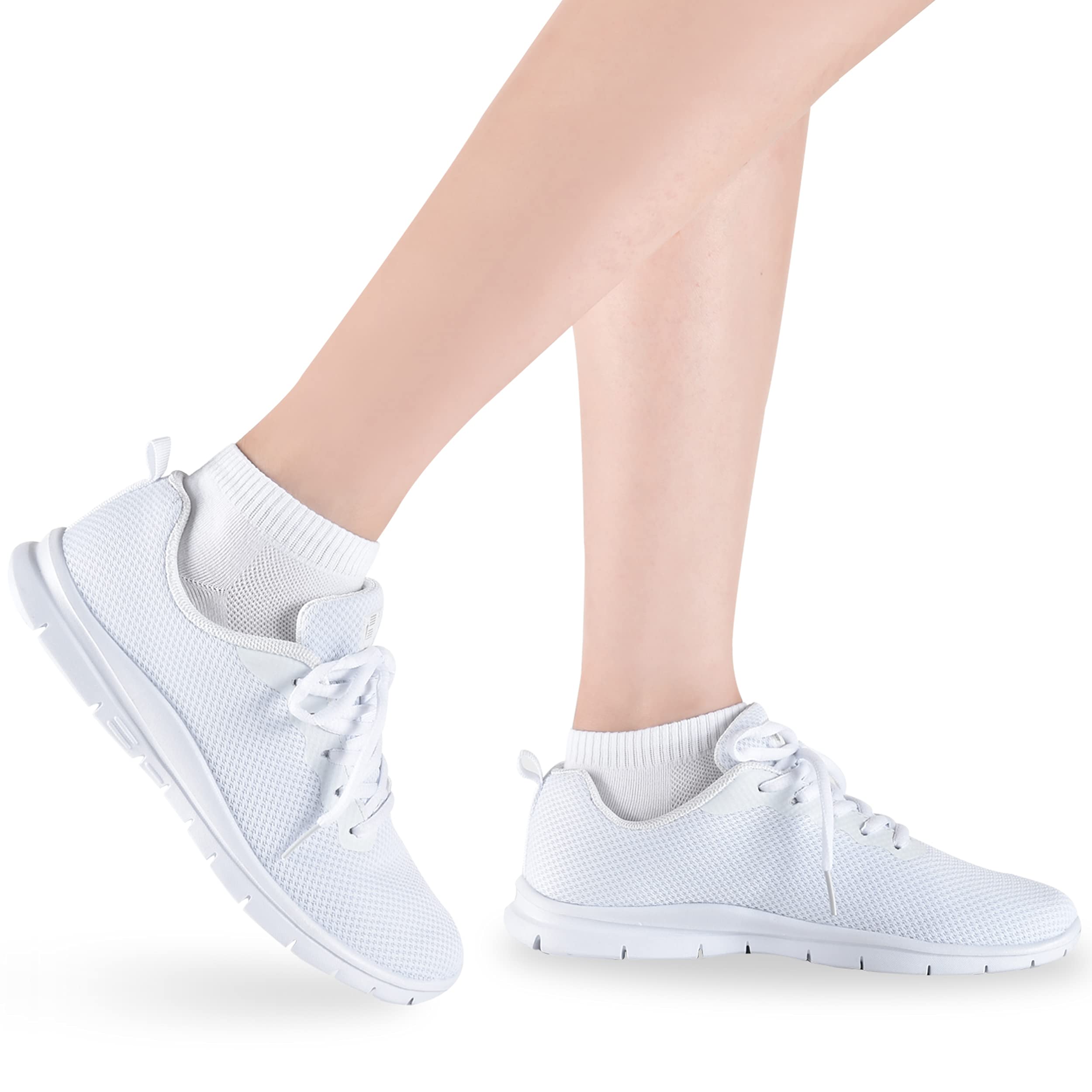 Cozi Foot 5/10 Pairs Women's Ankle Socks - Breathable Athletic Low Cut Socks for Running, Yoga & Workout - Soft Comfortable Everyday Socks for Women
