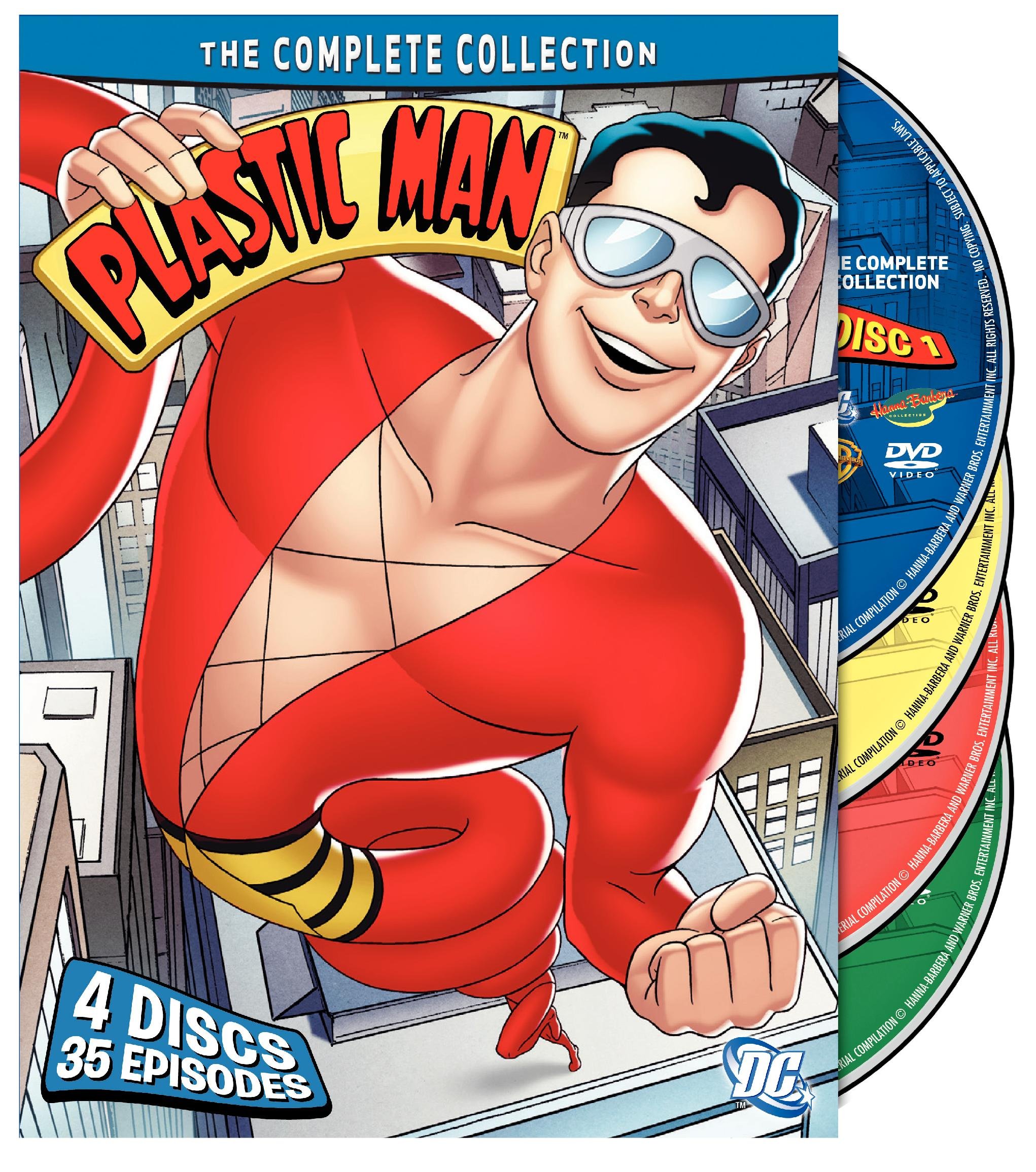 Plastic Man: CSR - Action-Packed Superhero DVD | Perfect for Movie Nights & Superhero Fans