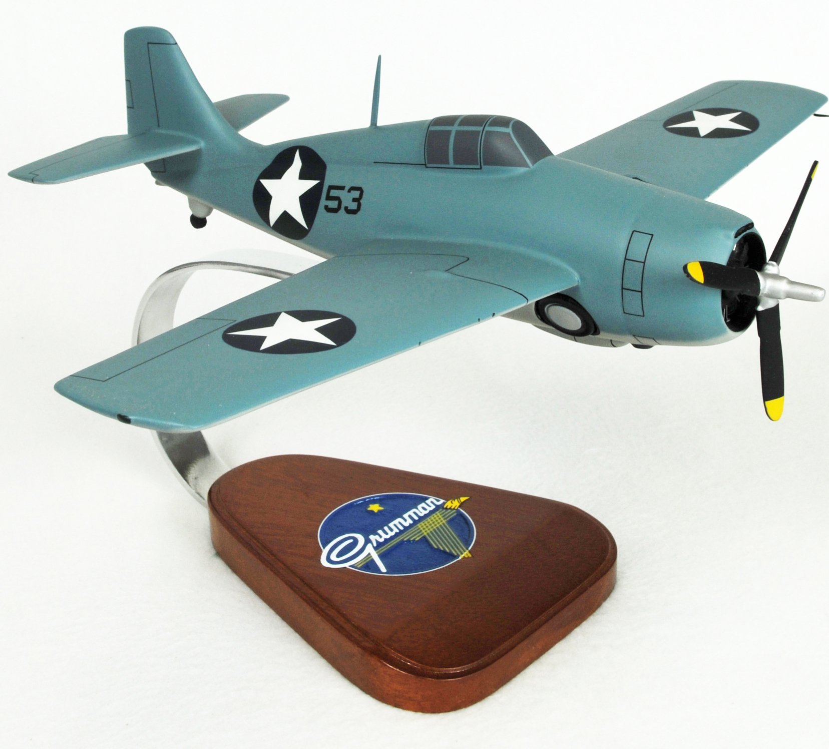 Mastercraft Collection 1/28 Scale Grumman F-4F Wildcat Model - Joe Foss Edition | Perfect for Aviation Enthusiasts, Collectors & WWII History Displays