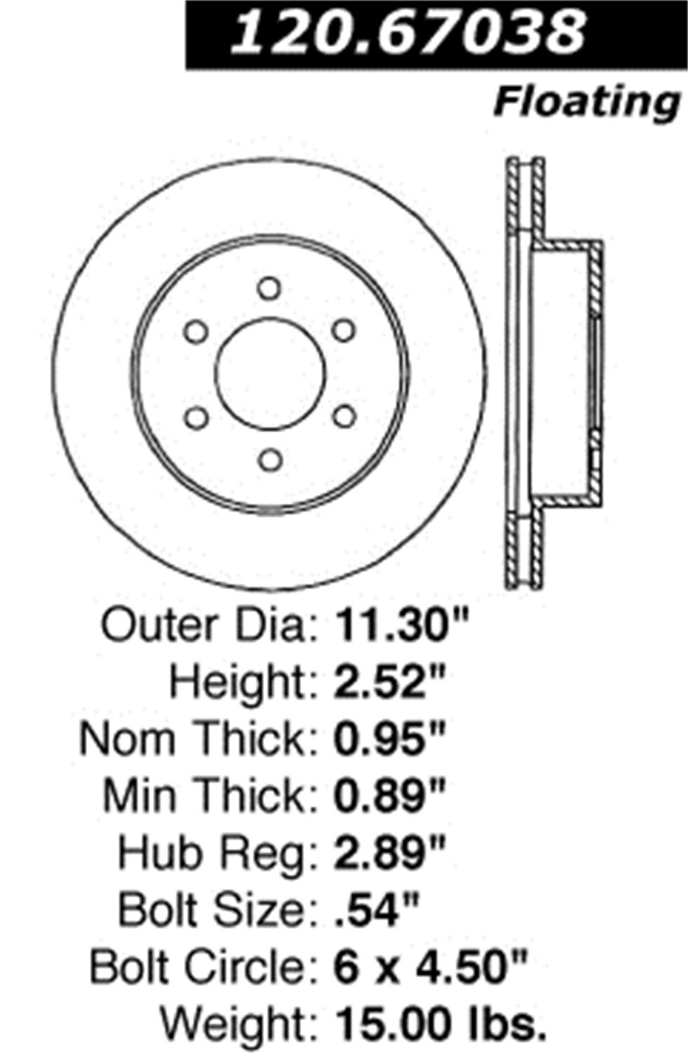 StopTech 128.67038R Sport Cross Drilled Brake Rotor - Front Right | High Performance Braking for Sports Cars & Track Use | Perfect for Racing, Drifting & Street Performance