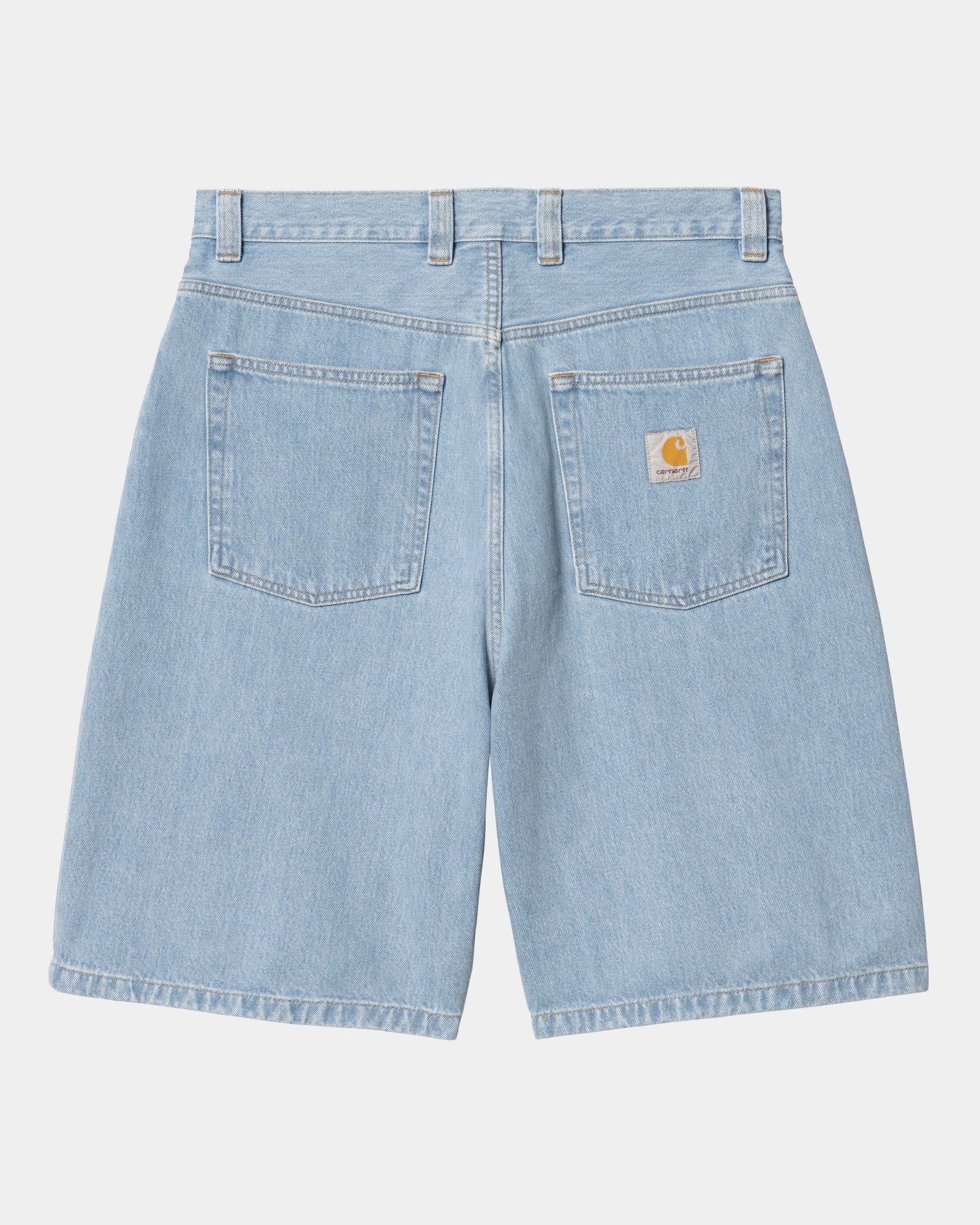 Brandon Short | Blue Heavy Stone Washed Denim Shorts for Men - Casual & Comfortable Summer Wear