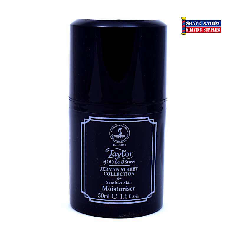 Taylor of Old Bond Street Jermyn Street Luxury Moisturizing Cream for Men - Hydrating Face & Beard Care - Perfect for Daily Skincare & Grooming Routine