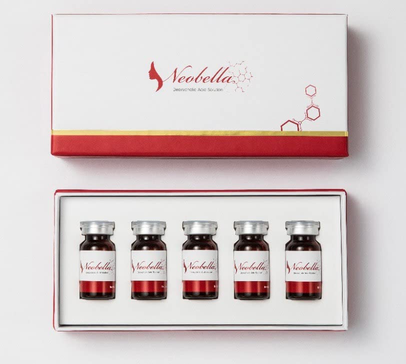 Neosculp Fat Dissolving Serum - 5 Vials x 8mL for Cellulite & Stubborn Fat Reduction on Body & Face | 0.11 Oz Pack | Professional Slimming Treatment for Home Use & Spa Days