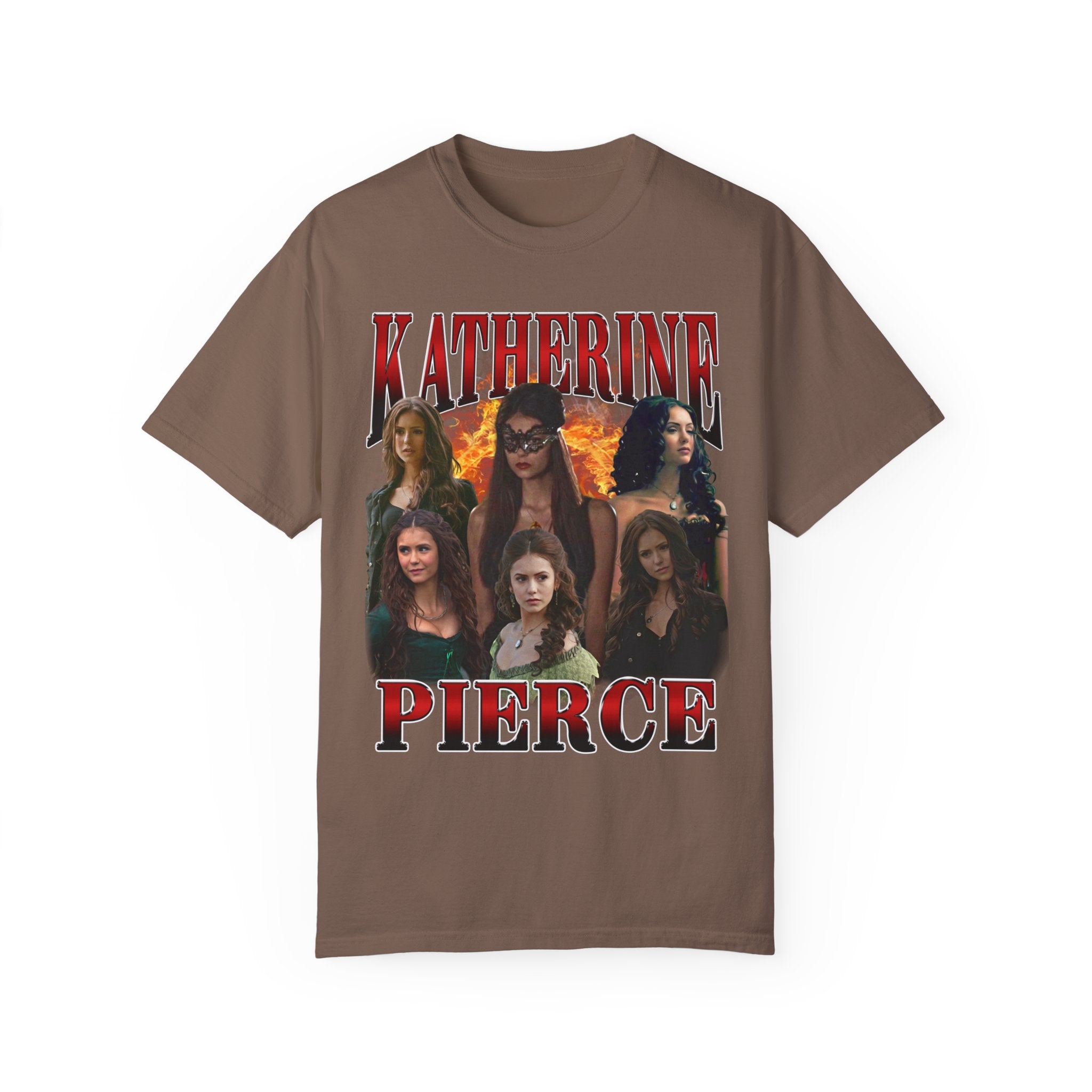 Katherine Pierce 90s Vintage T-Shirt | Retro TVD Inspired Tee | Perfect for Halloween, Cosplay & Casual Wear