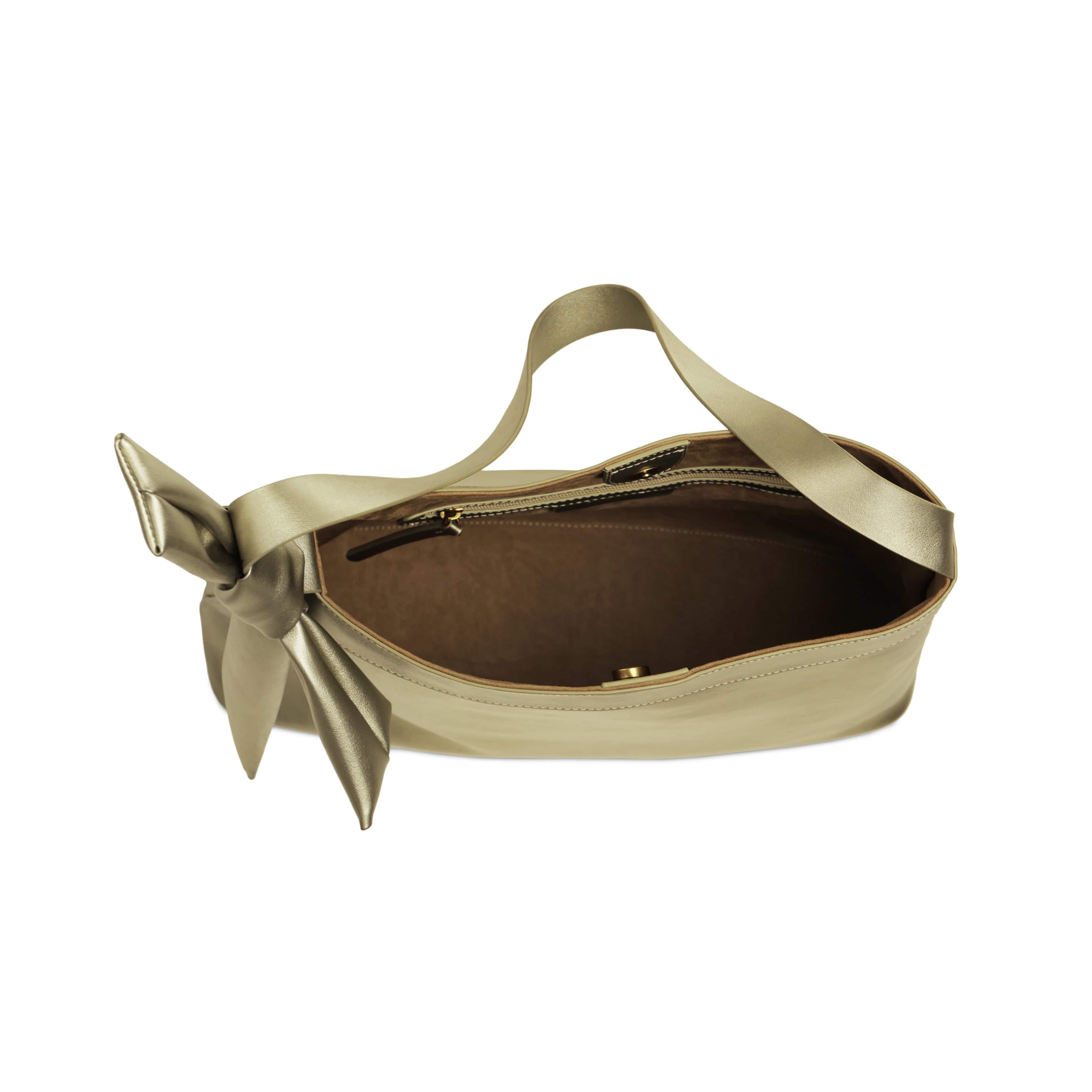 Vegan Cactus Leather Tote Bag for Women - Metallic Gold | Eco-Friendly Handbag for Work, Travel & Everyday Use