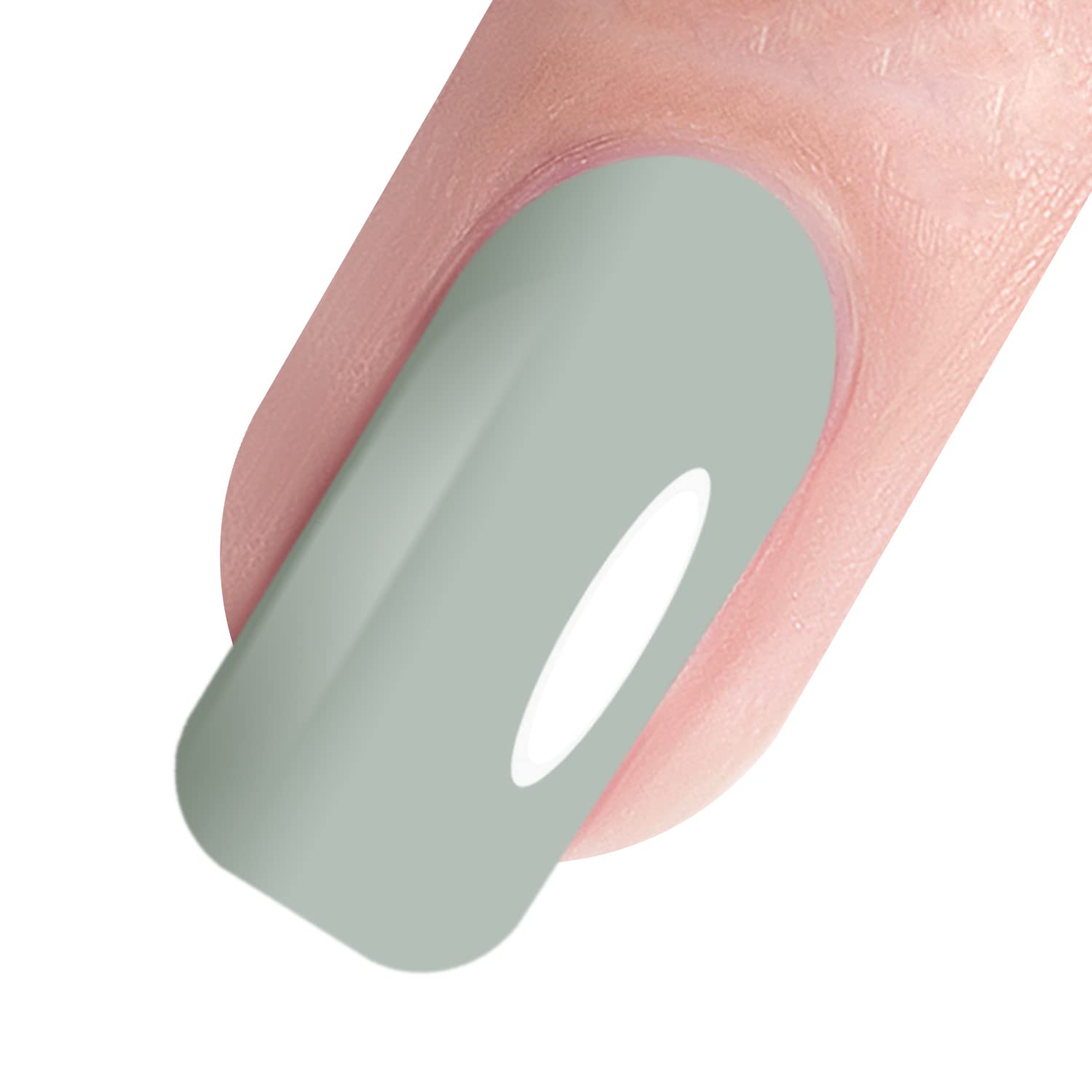 Vishine 15ml Soak Off UV LED Gel Nail Polish - Long Lasting DIY Salon Nail Art Varnish (Sage Green 0.5oz) for Manicures, Pedicures & Nail Extensions