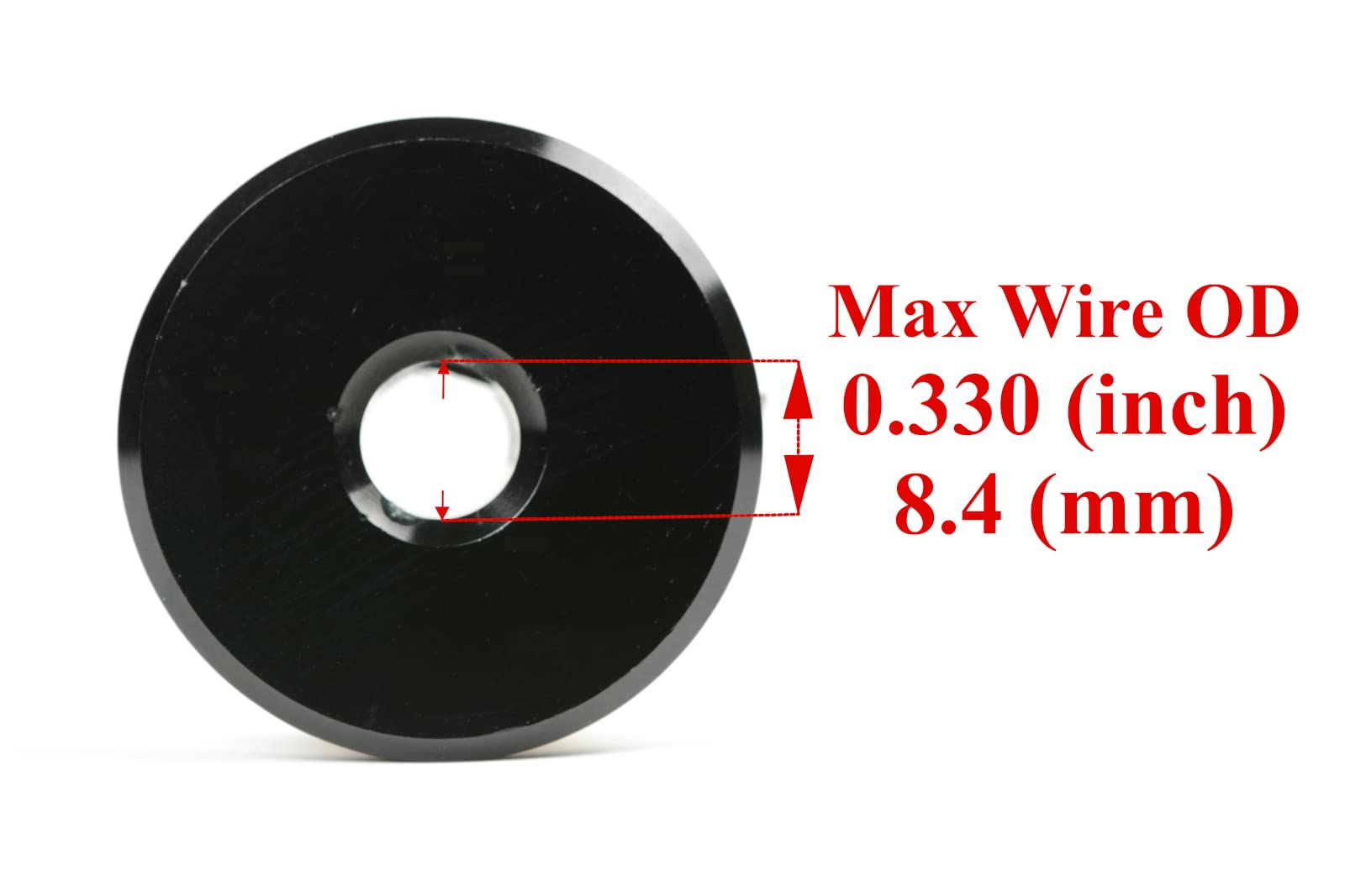 TEMCo THA056 Cable Stripper Bushing for 4AWG THHN/XHHW Wires - Professional Electrical Tool for Safe Wire Stripping in Industrial & DIY Projects