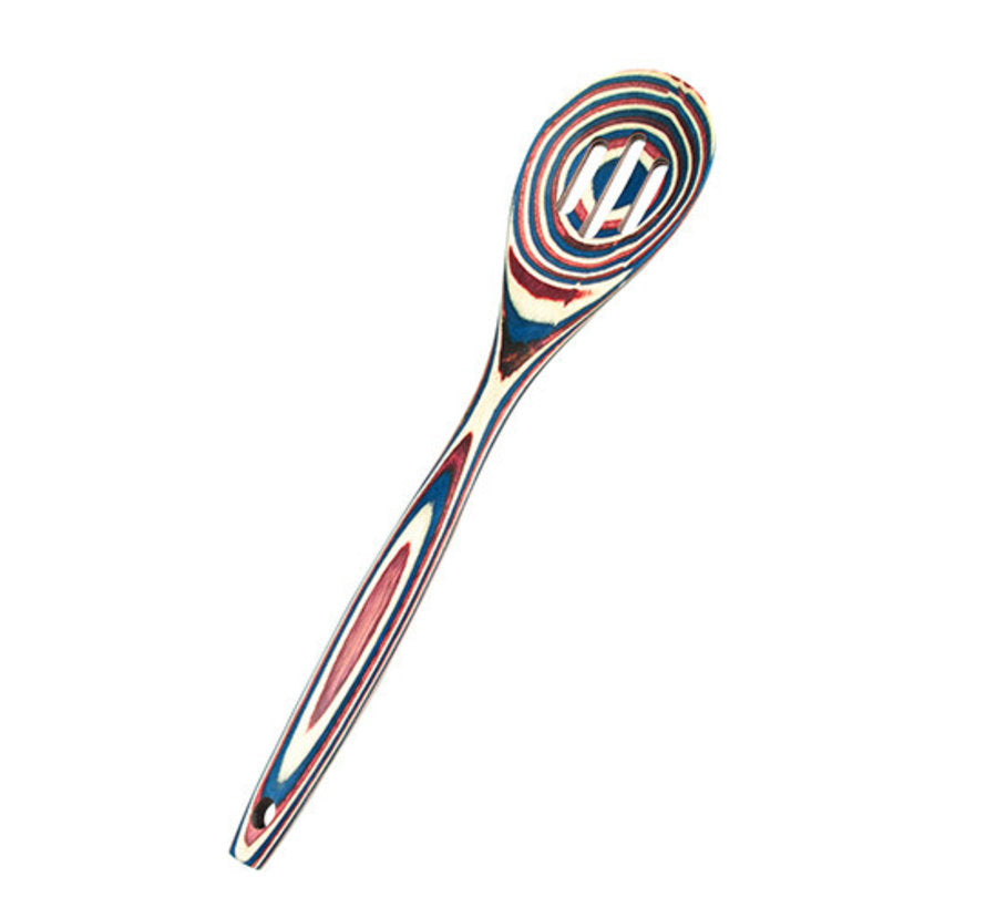 Pakka Wood Slotted Spoon - Durable Kitchen Utensil for Cooking, Serving & Mixing - Perfect for Soups, Salads & Pasta Dishes