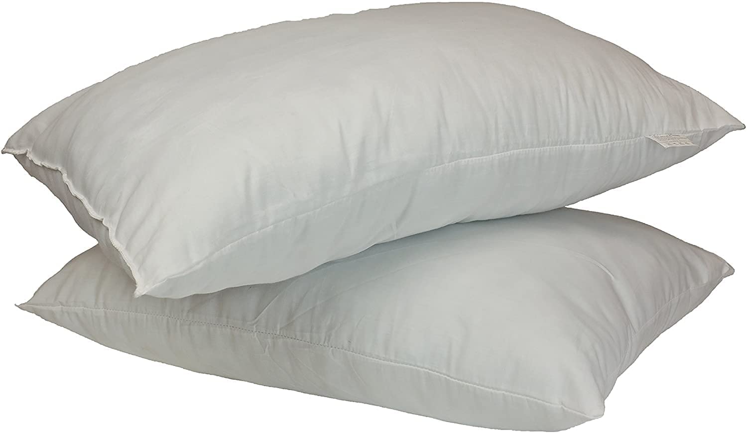 Premium Virgin Hollow Fiber Pillows - 50x75cm Standard Size, Hotel Quality Soft & Supportive Bed Pillows for Sleeping - Hypoallergenic, Bounce Back Support - Pack of 2, 6, 8 or 10 - Perfect for Home, Hotel, and Guest Room Comfort